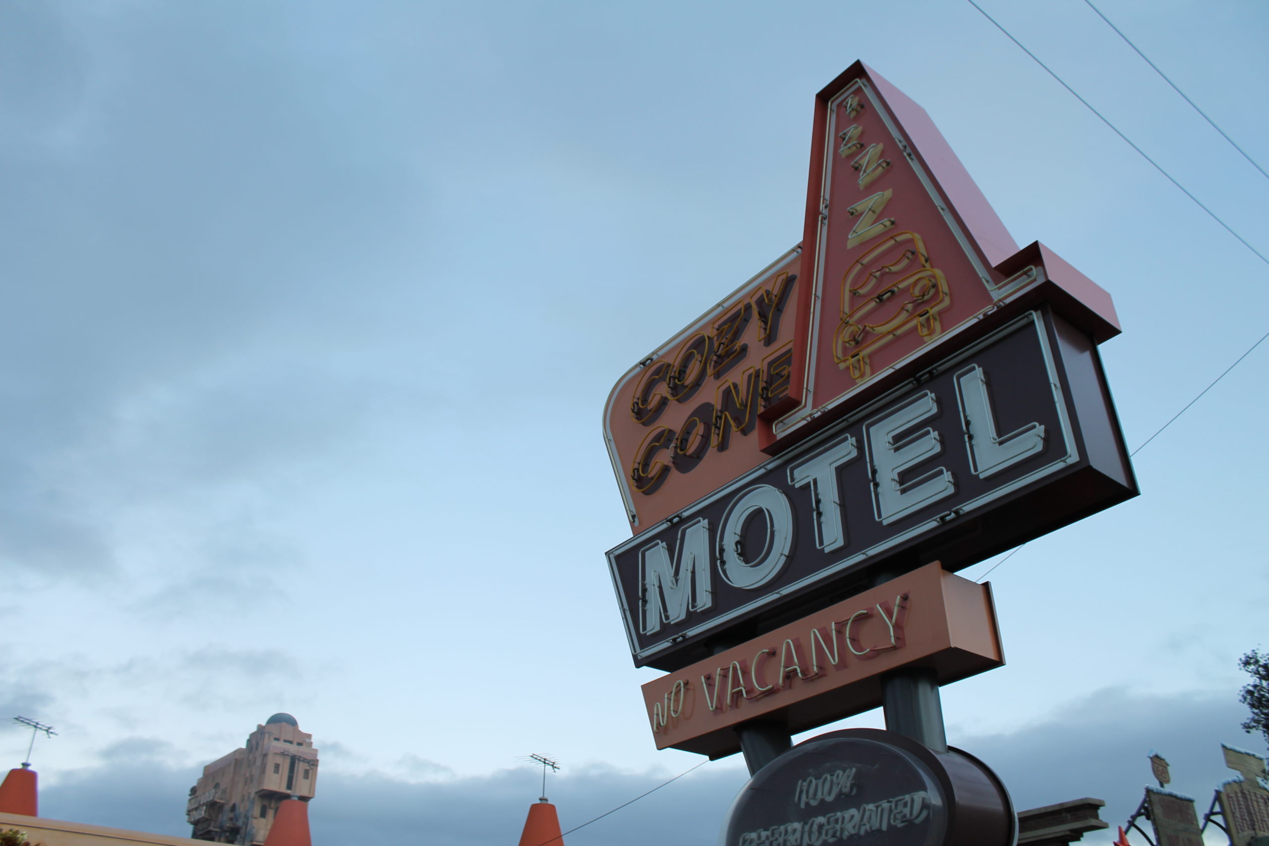 Cozy Cone motel at California Adventure, Disneyland Resort in Anaheim California