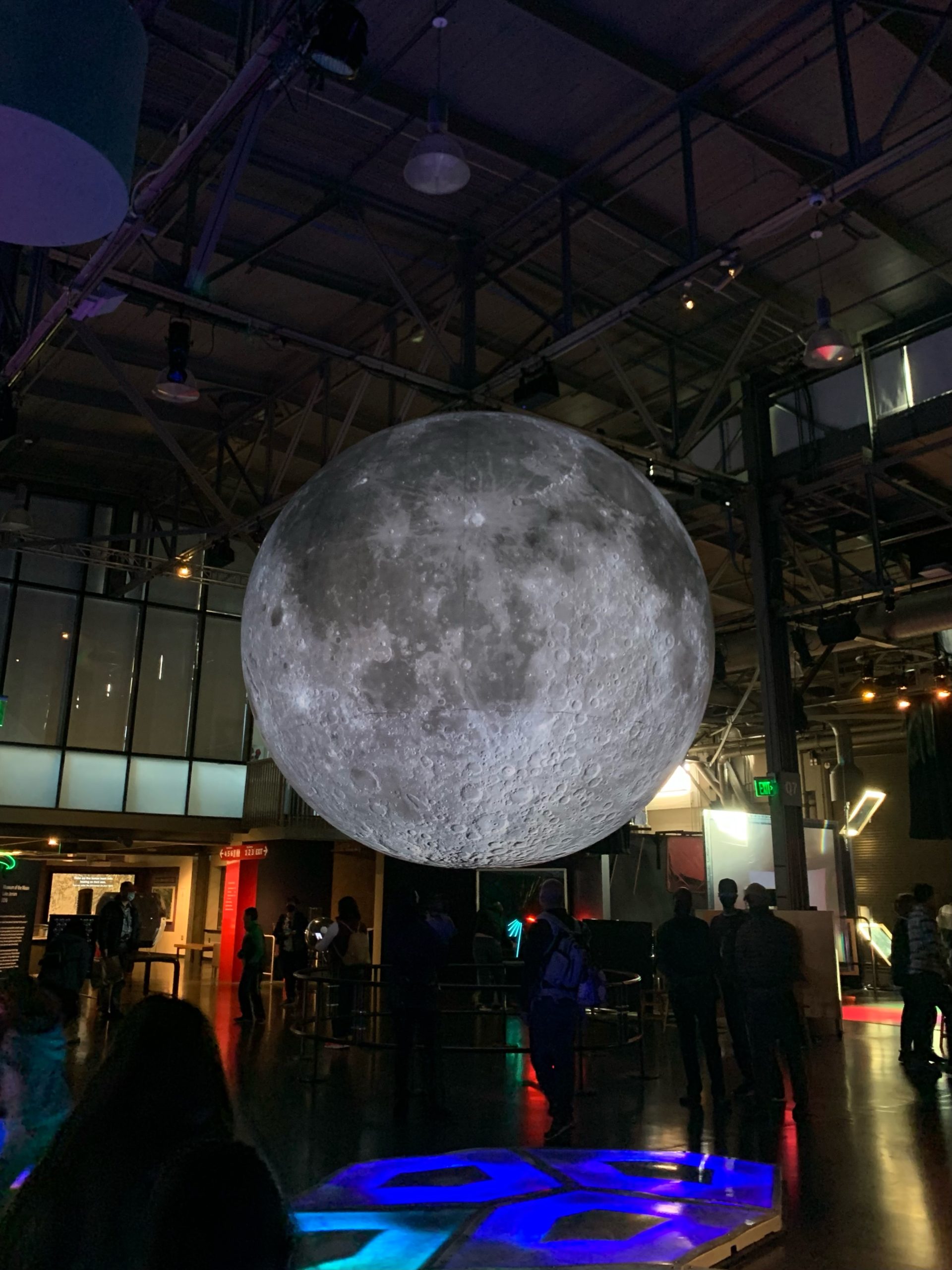Museum of the moon exhibit at Exploratorium