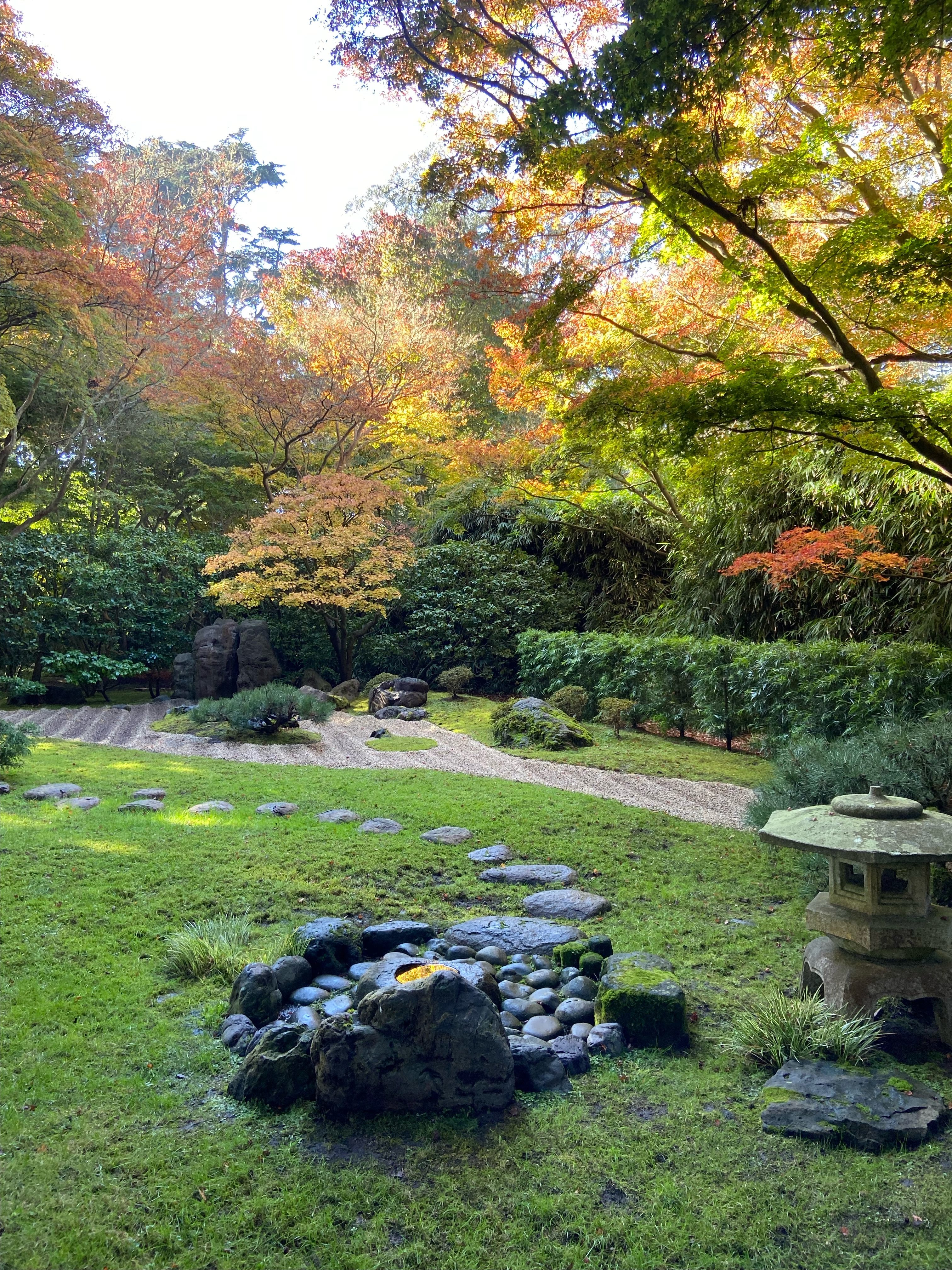 Zen garden in San Francisco