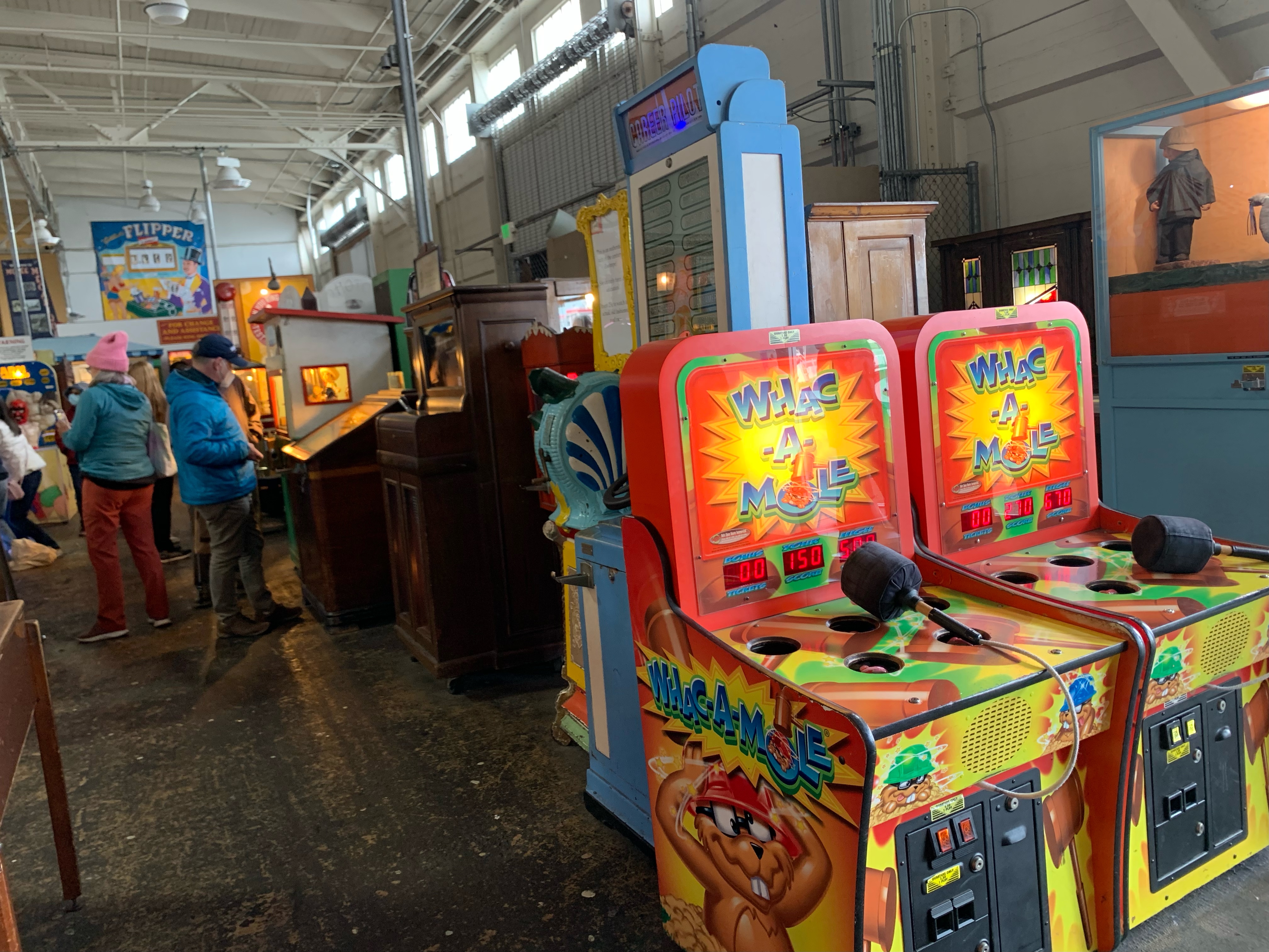 The inside of Musee Mecanique in San Francisco