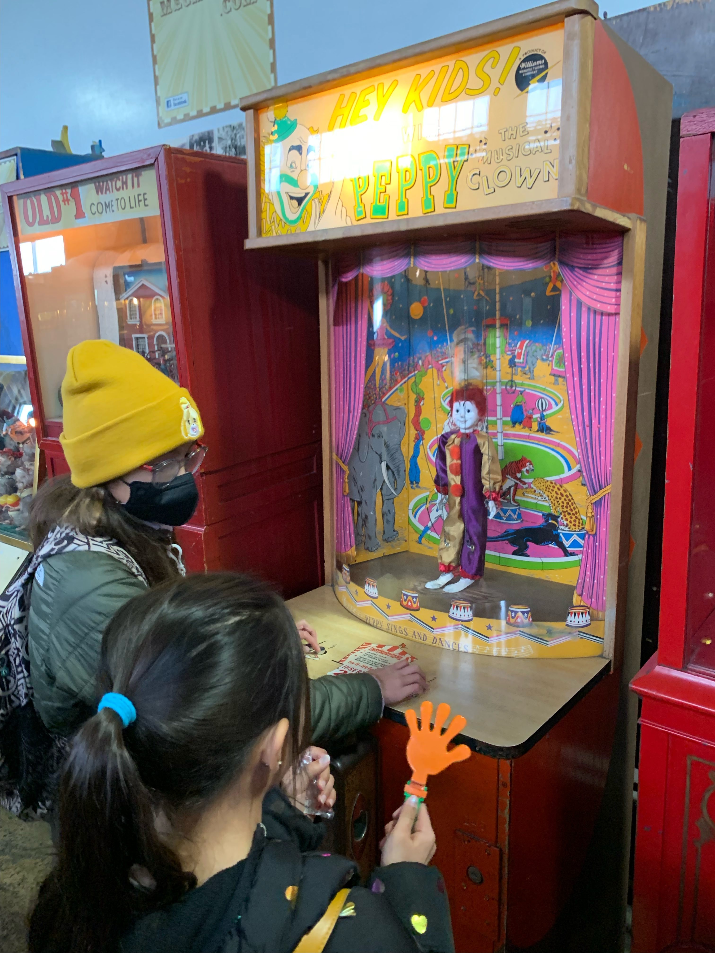 coin operated puppets at Musee Mecanique