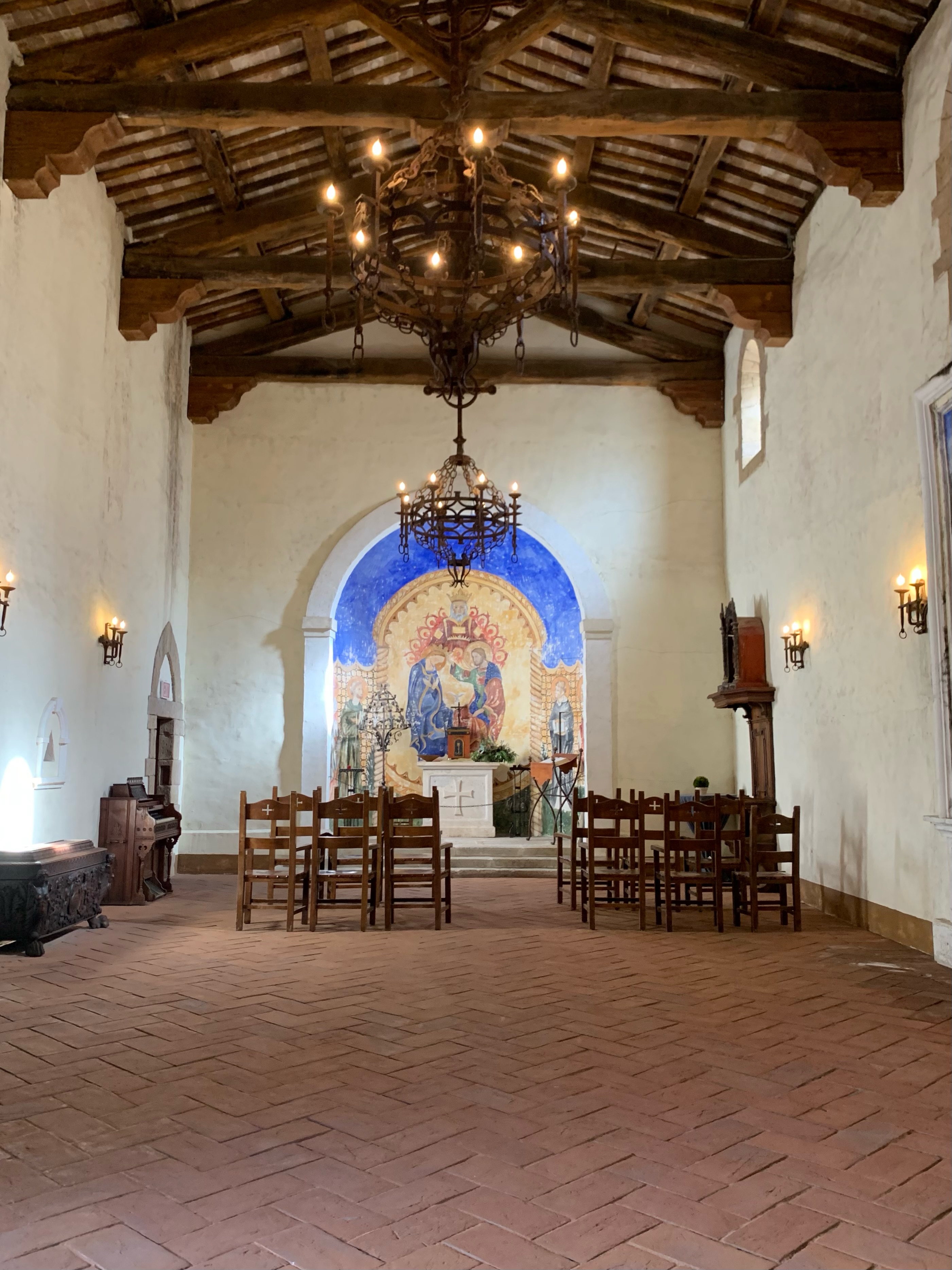 The chapel at Castello di amorosa