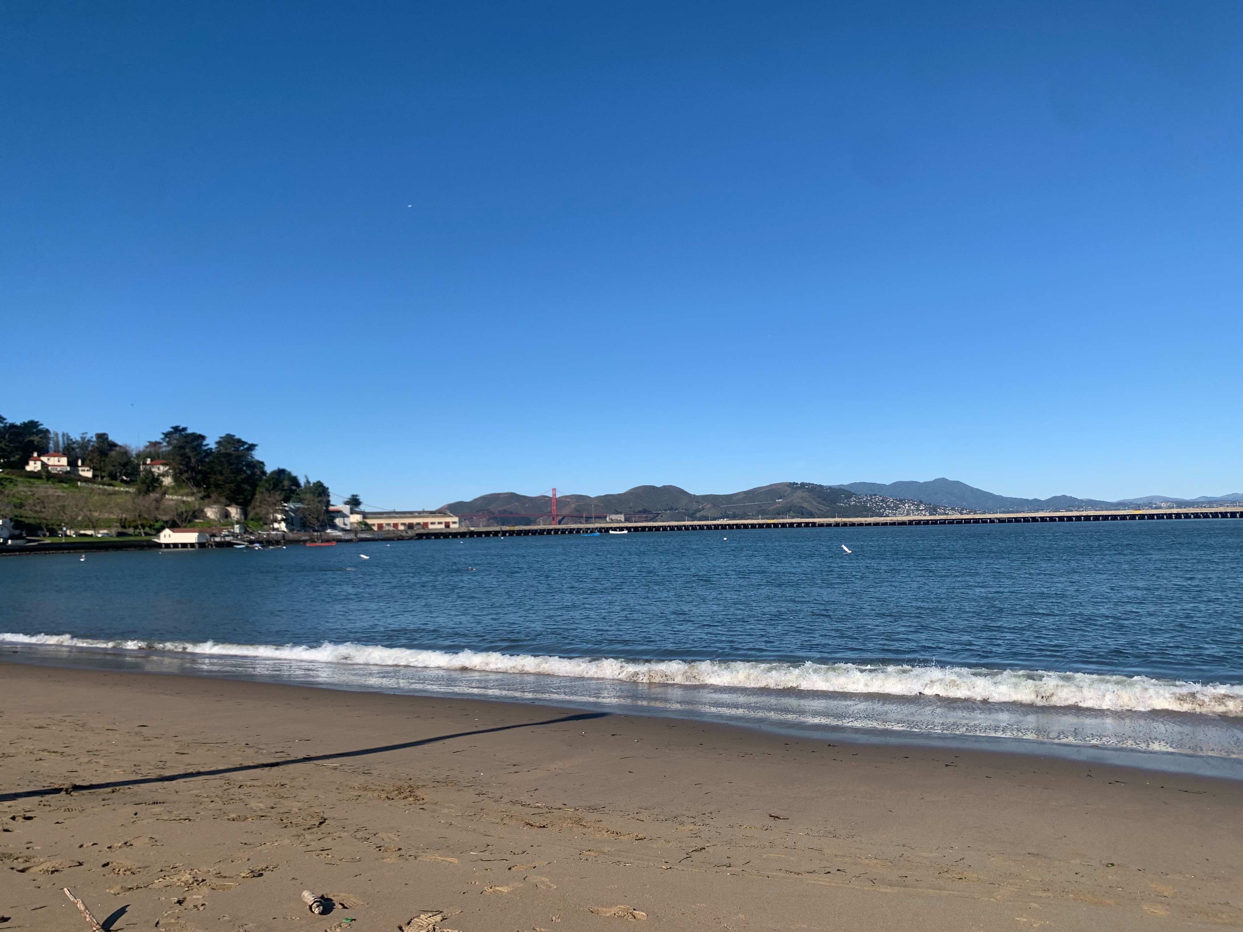 San Francisco Bay and Aquatic Park Cove in San Francisco